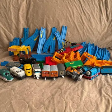 프라레일 세트 차량 레일 터널