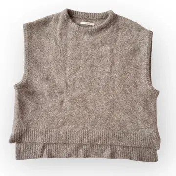 IKKUNA 이쿠나 니트 베스트 울 M 사이즈 심플 알파카