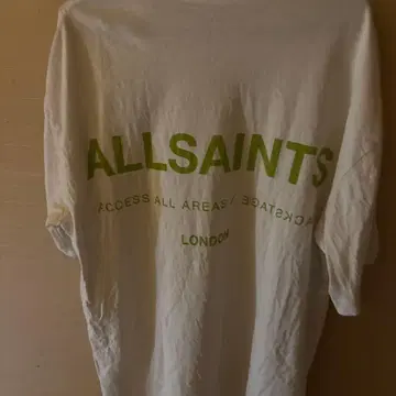 ALLSAINTS XS 화이트 T셔츠