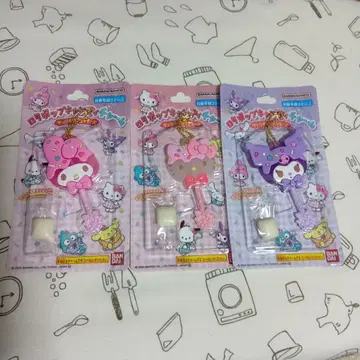 롤리팝 캔디 참 산리오 캐릭터즈 3종 세트