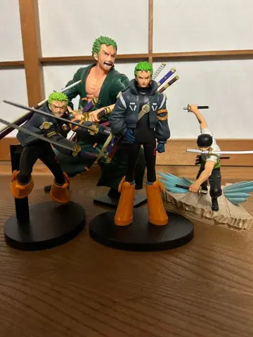 원피스 조로 피규어 4체 세트