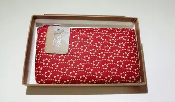 미사용 인덴야 코슈인덴 후지미야비 코인 케이스 동전 지갑 꽃무늬