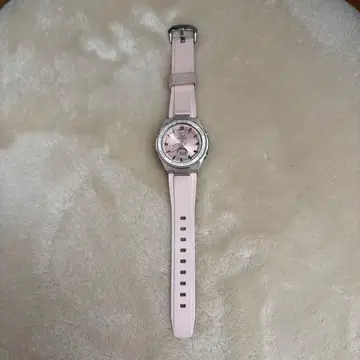 CASIO G-MS 솔라 손목시계 핑크 사용감 있음