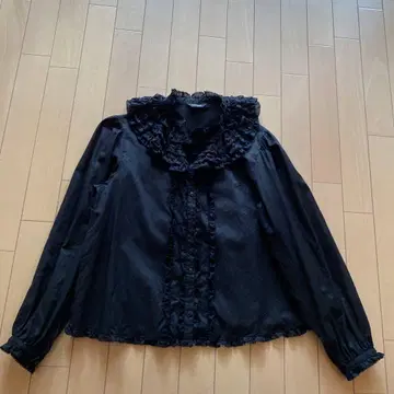 PINK HOUSE 피코프릴 블라우스 블랙