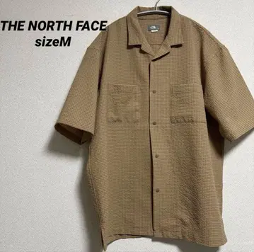 [ 미사용급 ] THE NORTH FACE 체크 무늬 반팔 셔츠 M