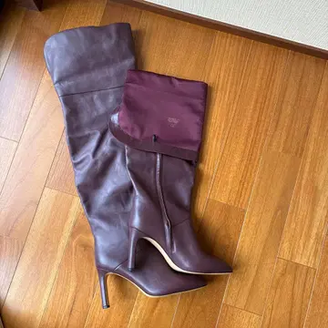 H&M 다크 브라운 롱 부츠 EUR 40