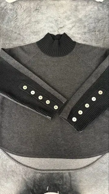 tricot tricot 그레이 니트 스웨터