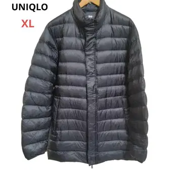유니클로 블랙 울트라 라이트 다운 자켓 코트 XL