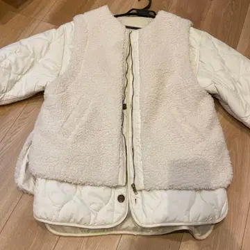 퀼팅 자켓 베스트 세트 zara 스타일