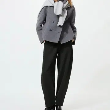 드라이 맨투맨 커브 팬츠 긴 길이