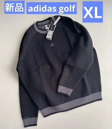 새상품 아디다스 골프 PRIMEKNIT 풀오버 긴팔 스웨터 XL