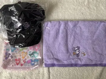 TWICE 팝업 스토어 페이스 타월 캡 클리어 파우치