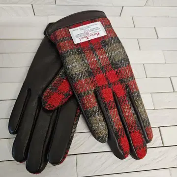 시착 정도 여성용 해리스 트위드 장갑 미사용