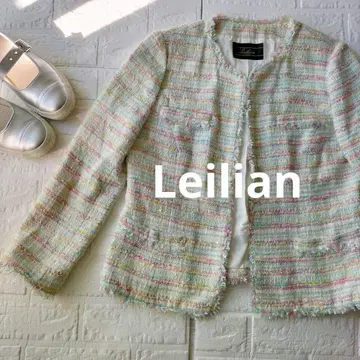 Lillian 노카라 자켓 멀티 컬러