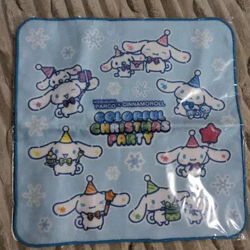 새상품 시나모롤 크리스마스 파티 손수건 산리오 SANRIO
