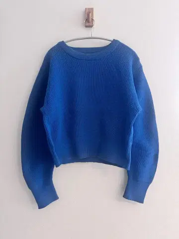 Lumier 리브 블루 니트