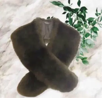 새상품 SALE 자라 에코 퍼 다크 브라운