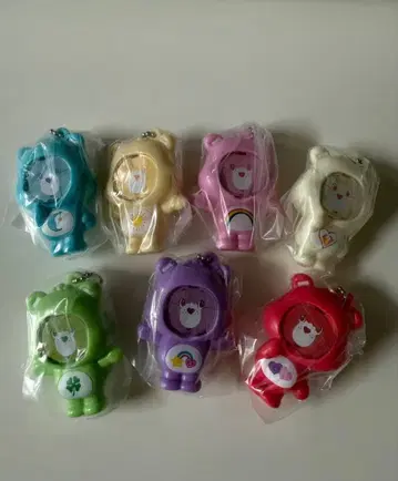 케어베어 캡슐 토이 컴플리트 세트 (파랑 포함)