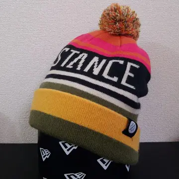 STANCE Multi Color Border Cuff Knit Cap