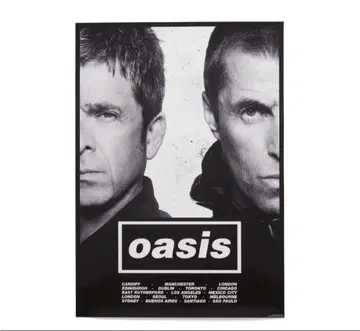 Oasis live '25 투어 포스터 [Half Face] A2 사이즈