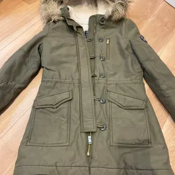 American Eagle 모즈 코트 XXS 올리브