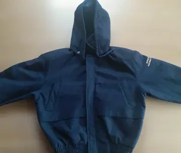 ALPHA CUBIC 후드 부착 네이비 자켓 사이즈 46호