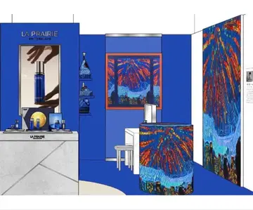 LA PPAIRIE 스카프 기무라 전 불꽃놀이 콜라보레이션