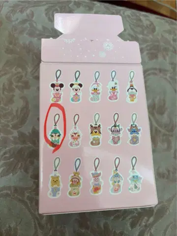 상하이 디즈니 칩 크리스마스 오너먼트 랜덤