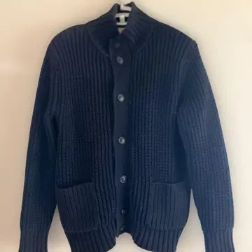 GAP 네이비 리브 가디건 M