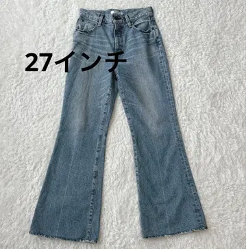 새상품급 MOUSSY MVS FLARE 롱 사이즈 27인치