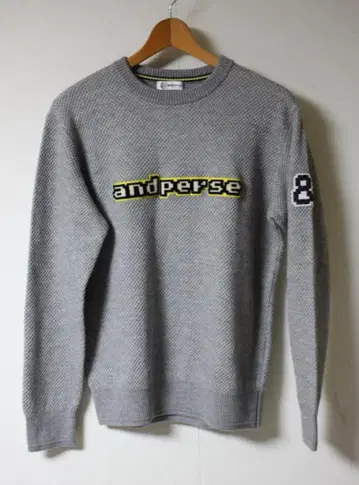 앤퍼시 로고 니트 스웨터 L