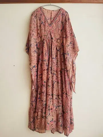 RUDRAKSHA 원피스 인도 사리 원단