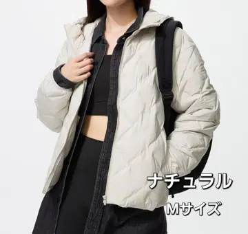 [ 새상품/미사용 ] 유니클로 퍼프 테크 후드티 M