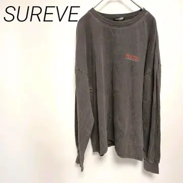 SUREVE 그레이 긴팔 티셔츠 PRACTICE M 사이즈