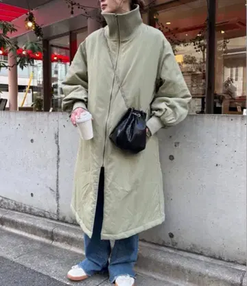 CIAOPANIC TYPY 카키 롱 자켓