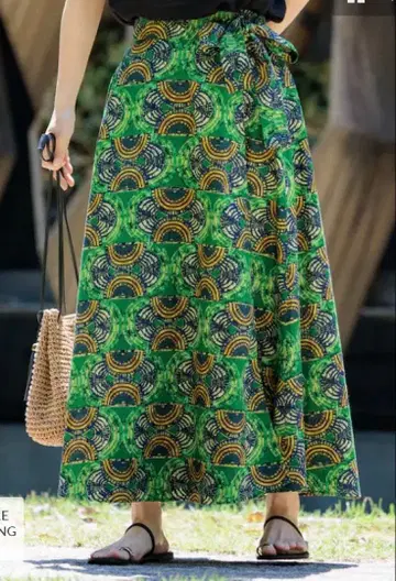 FREAK'S STORE 프릭스스토어 인도 바틱풍 랩 스커트