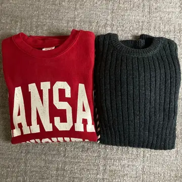 FREAK'S STORE 맨투맨&니트 2세트