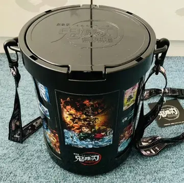 [ 미사용 새상품 ] 귀멸의 칼날 무한성편 메모리얼 팝콘 박스 버킷