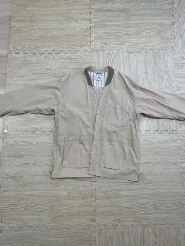 WNW 노카라 자켓 M 사이즈 베이지 셋업