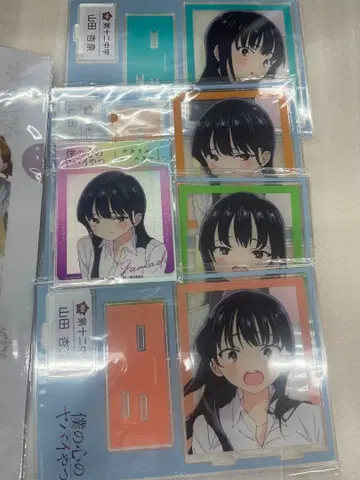 야마다 안나 아크릴 스탠드 클리어 코스터 클리어 파일 보쿠야바