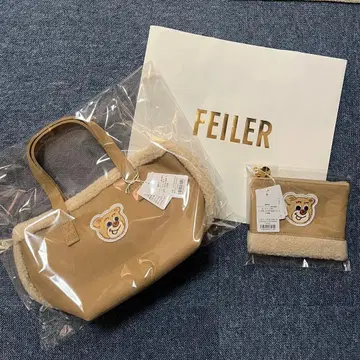 페일러 올드 테디 와펜 보아 토트백 & 와펜 보아 파우치