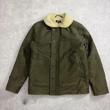 A.P.C. N-1 덱 자켓 내 보아 자켓 카키 S