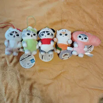 모프 샌드 캐릭터 스트랩 5개 세트