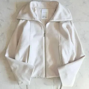 엘렌딕 빅 칼라 집업 블루종 화이트 계열 아이보리 울 코트