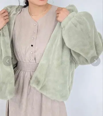 ASKNOWASplus 퍼 볼륨 후드 블루종