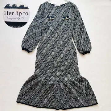 Herlipto Vosges Jacquard Knit Dress