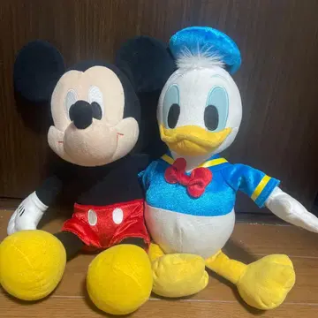 미키마우스와 도널드 덕 봉제 인형