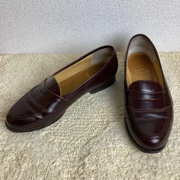 새상품급 리걸 REGAL 24cm 다크 브라운 코인 로퍼 가죽