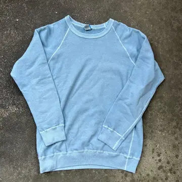 Good On 라이트 블루 맨투맨 Medium 일본제