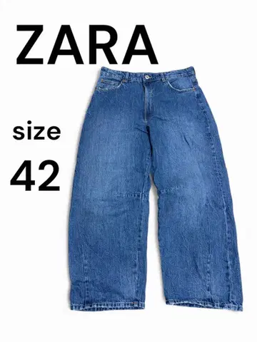 ZARA 와이드 레그 데님 사이즈 42 바지